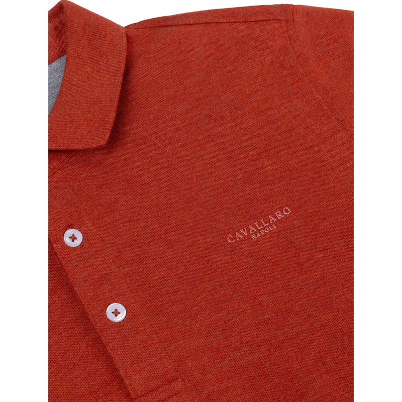Heren Polo Bavone Cavallaro ORANJE