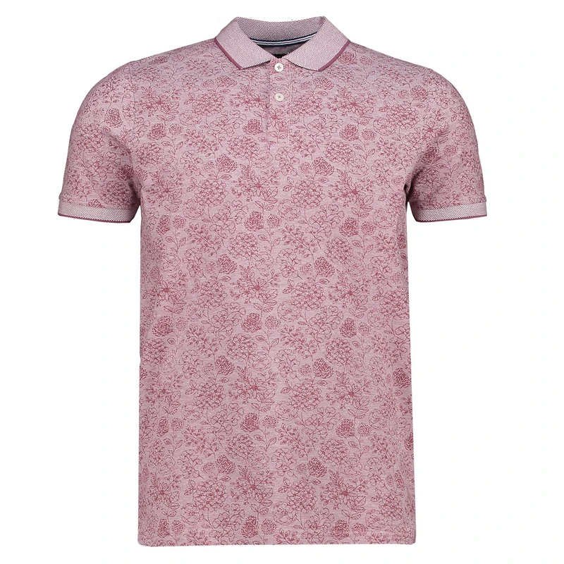 Heren Polo BBO33S-402-3015 Brighton Blue CERISE