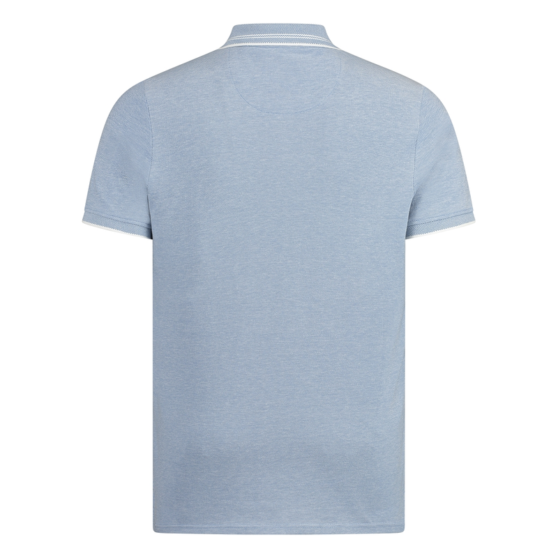 Heren Polo BBO35S-3001 Brighton Blue MIDDEN BLAUW