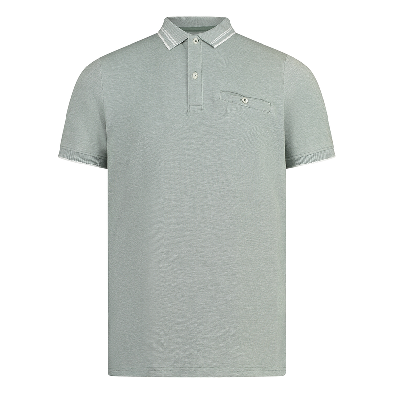 Heren Polo BBO35S-3001 Brighton Blue GROEN