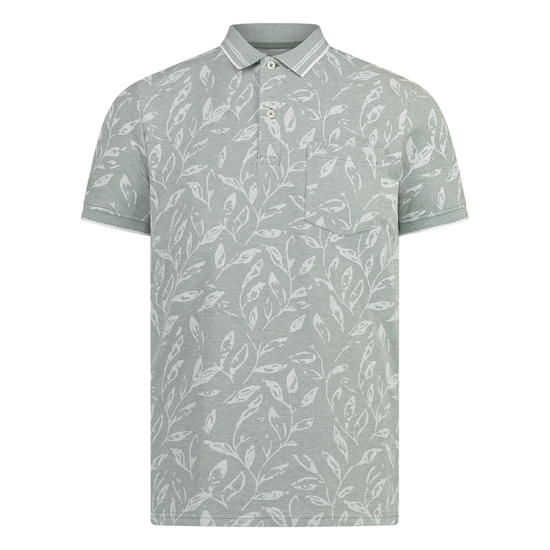 Heren Polo BBO35S-3003 Brighton Blue GROEN