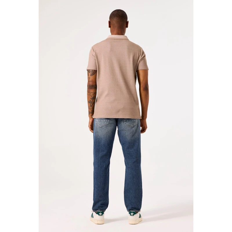 Heren Polo C51220 Garcia ZAND