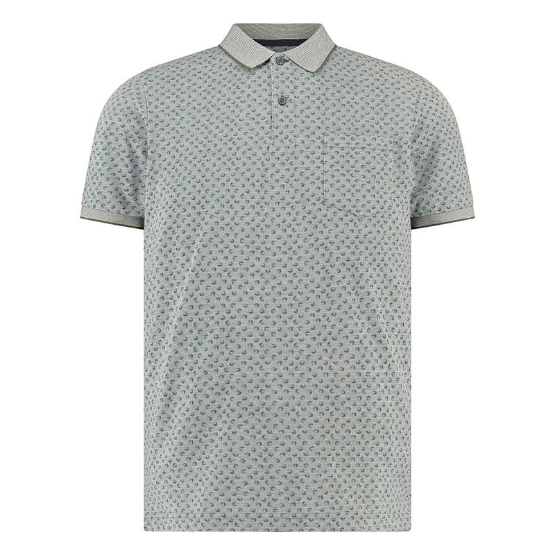 Heren Polo CHC34S303 Brighton Blue GROEN