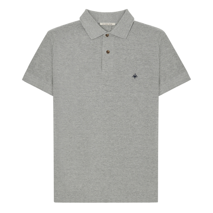 Heren Polo Cotton Grey