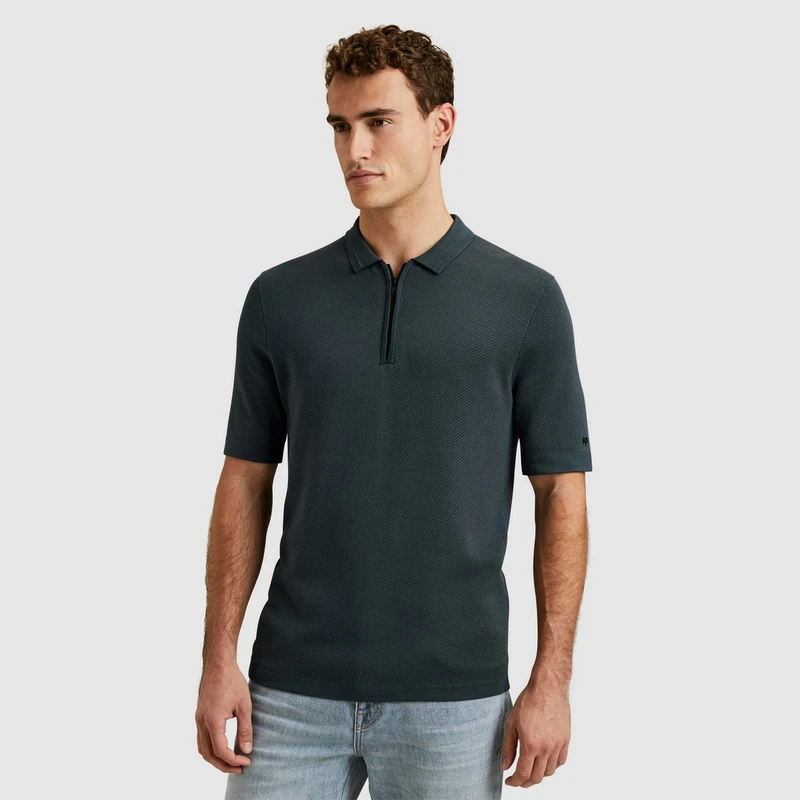 Heren Polo CPSS2502856 Cast Iron BLEU