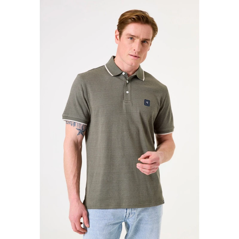 Heren Polo D51020 Garcia BRUIN MELE