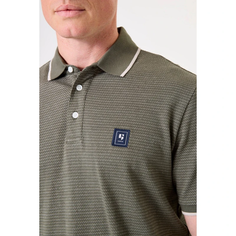 Heren Polo D51020 Garcia BRUIN MELE