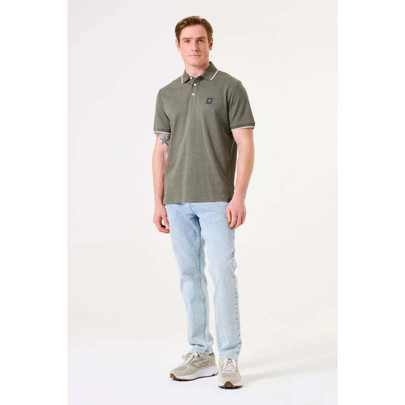Heren Polo D51020 Garcia BRUIN MELE