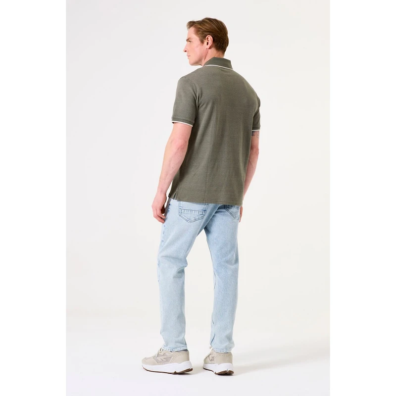 Heren Polo D51020 Garcia BRUIN MELE