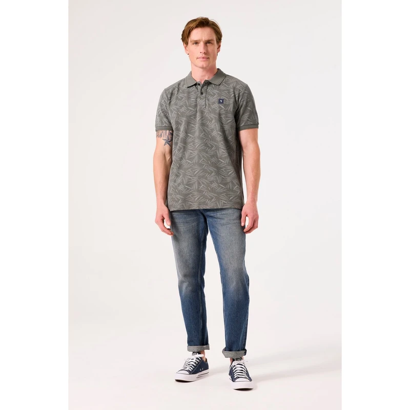 Heren Polo D51021 Garcia BRUIN MELE
