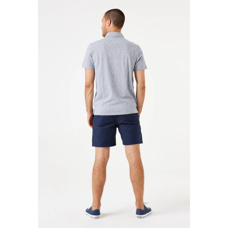 Heren Polo E51222 Garcia BLAUW DESSIN