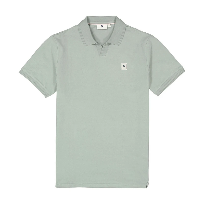 Heren Polo F51021 Garcia LIGHT BLUE DENIM