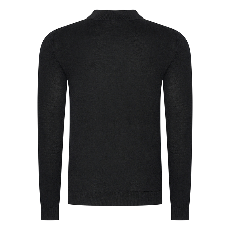Heren Polo FFEB2411-PO Enzo Belardi ZWART