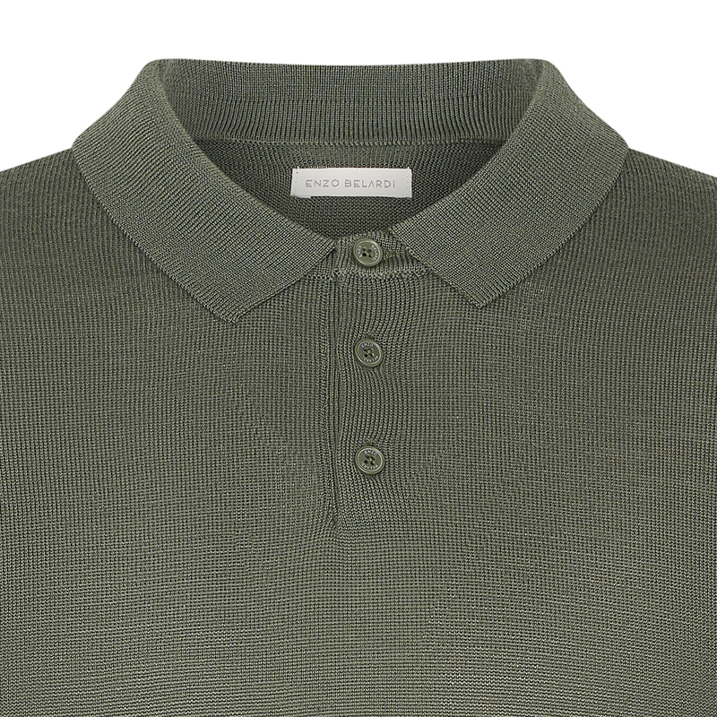 Heren Polo FFEB2411-PO Enzo Belardi GROEN