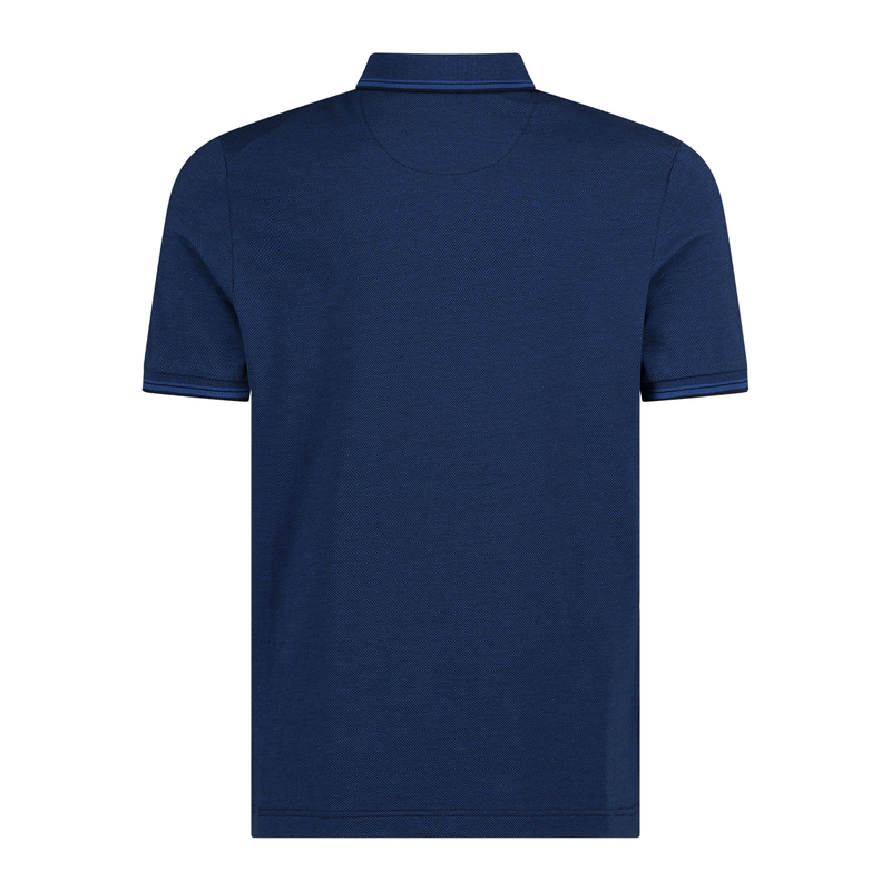 Heren Polo FFKW0176 Brighton Blue BLAUW DESSIN