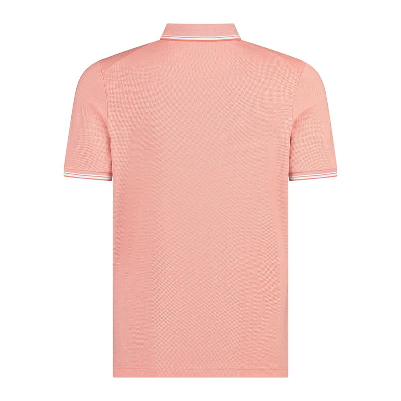 Heren Polo FFKW0176 Brighton Blue ROOD DESSIN