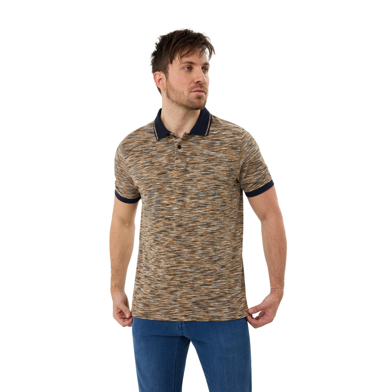 Heren Polo GCS-2503 Gardeur Collectie BEIGE