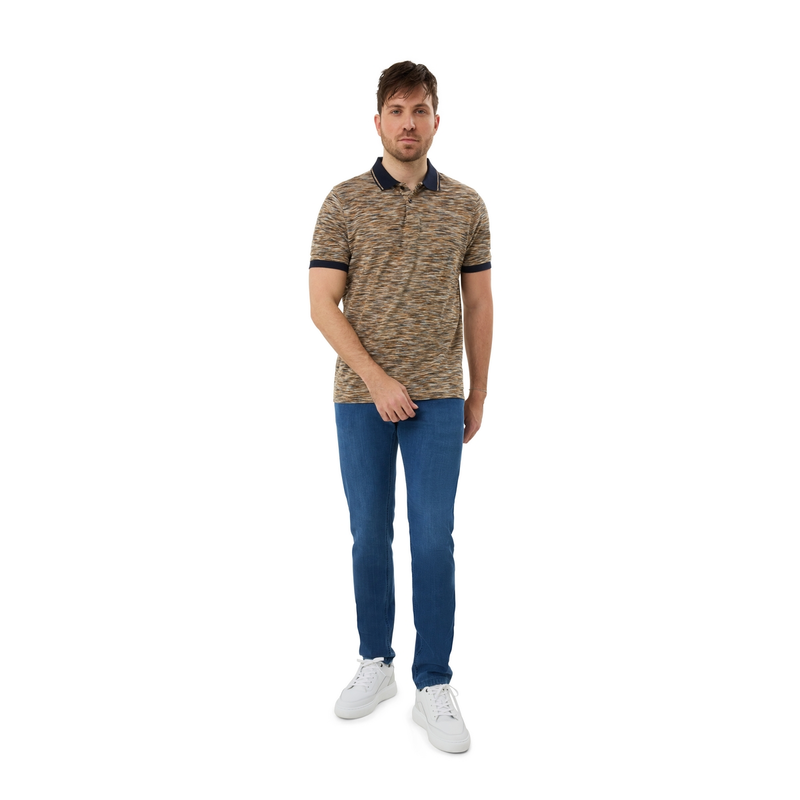 Heren Polo GCS-2503 Gardeur Collectie BEIGE