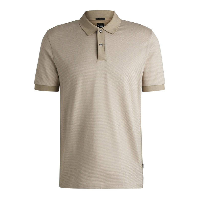 Heren Polo H-Parlay 432 10269508 01 Boss Black BEIGE