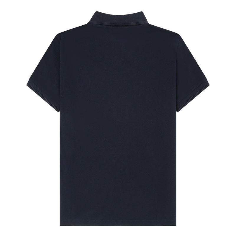 Heren Polo Hugo Cotton Polo Navy Laurent Vergne NAVY