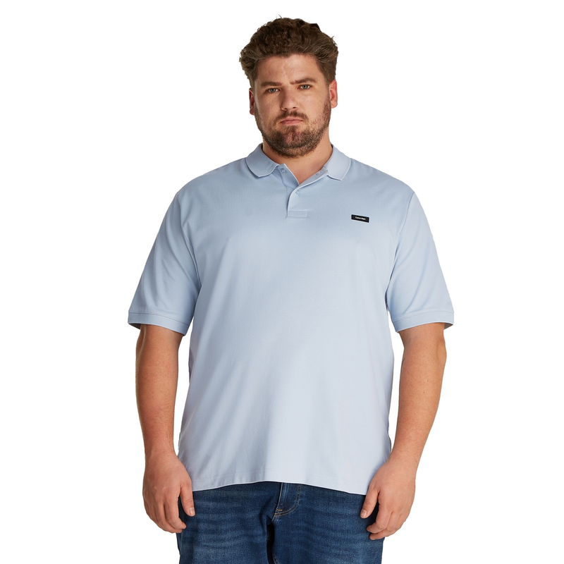 Heren Polo k10k111674 Calvin Klein Big & Tall BLEU
