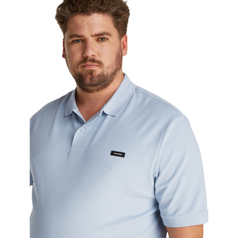Heren Polo k10k111674 Calvin Klein Big & Tall BLEU