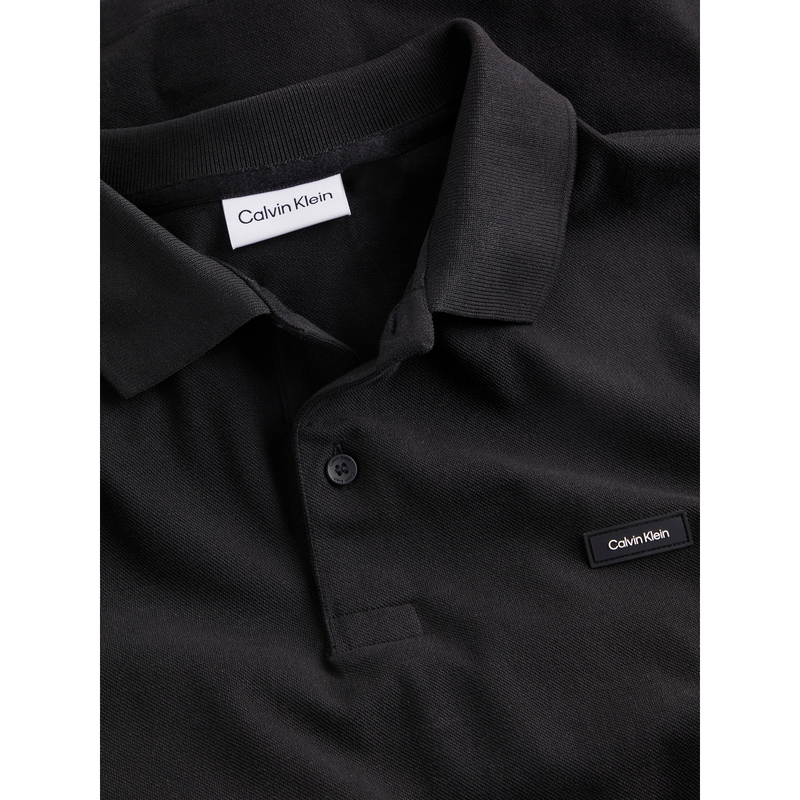 Heren Polo k10k111674 Calvin Klein Big & Tall ZWART