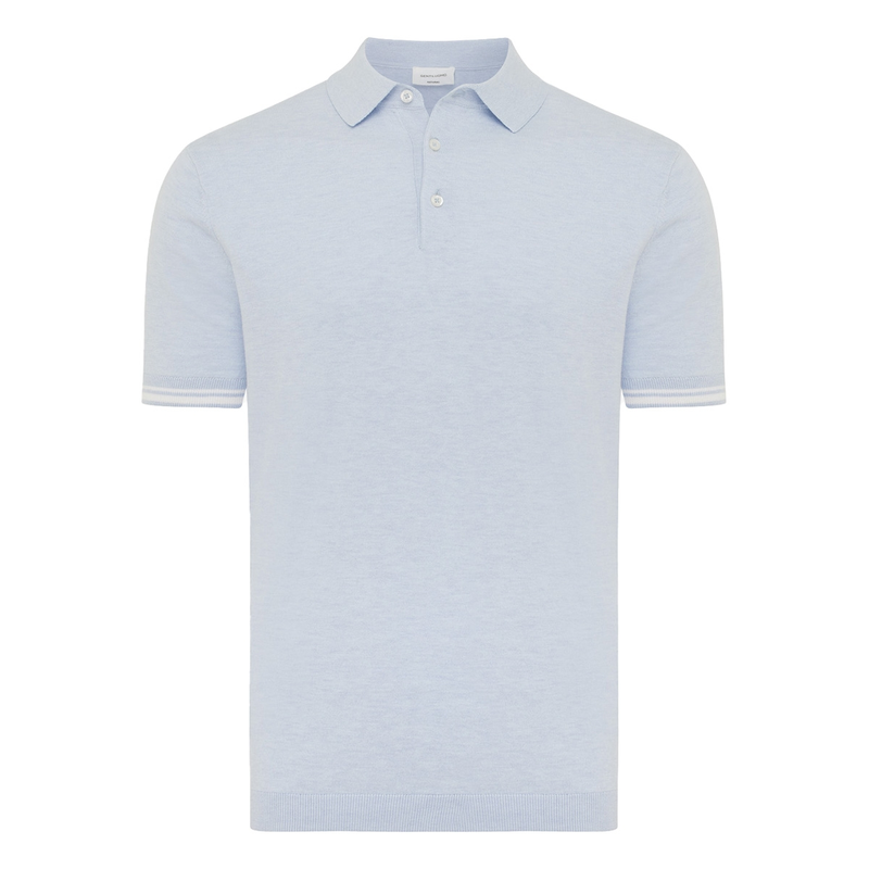 Heren Polo K2027-272.018 Gentiluomo BLAUW MELE