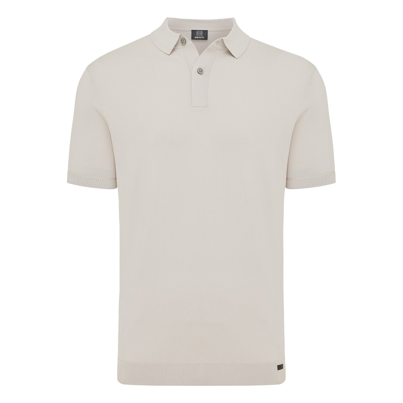 Heren Polo K2046-1260.044 Genti MIDDEN BRUIN