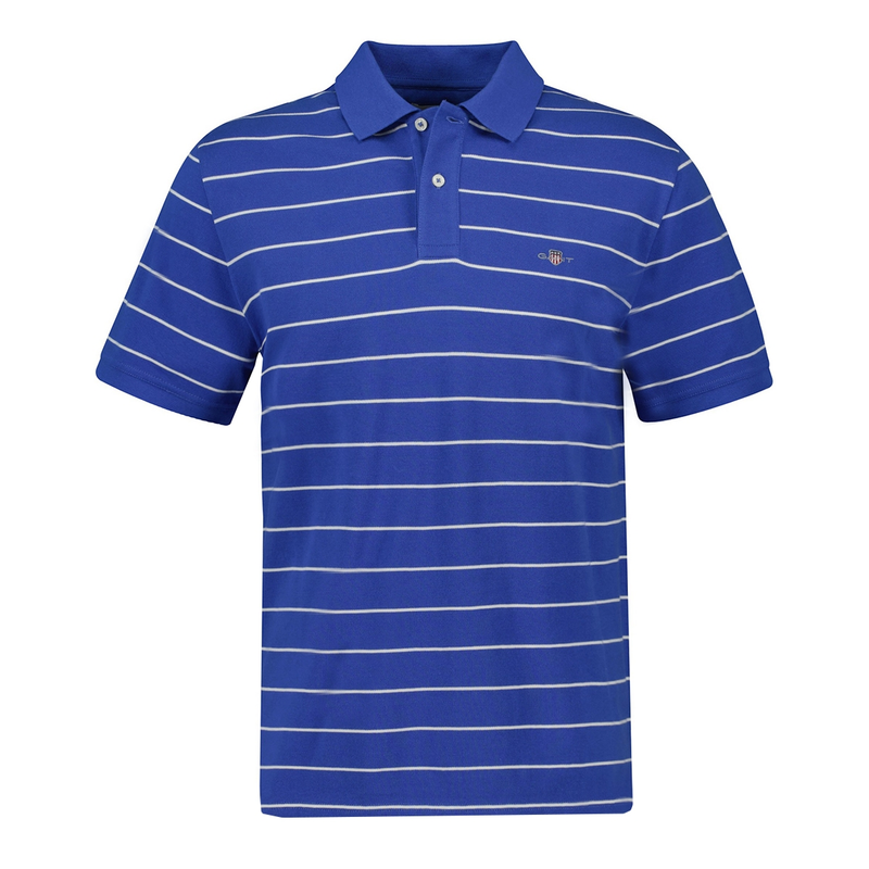 Heren Polo KM 2014026.407 Gant INDIGO BLUE