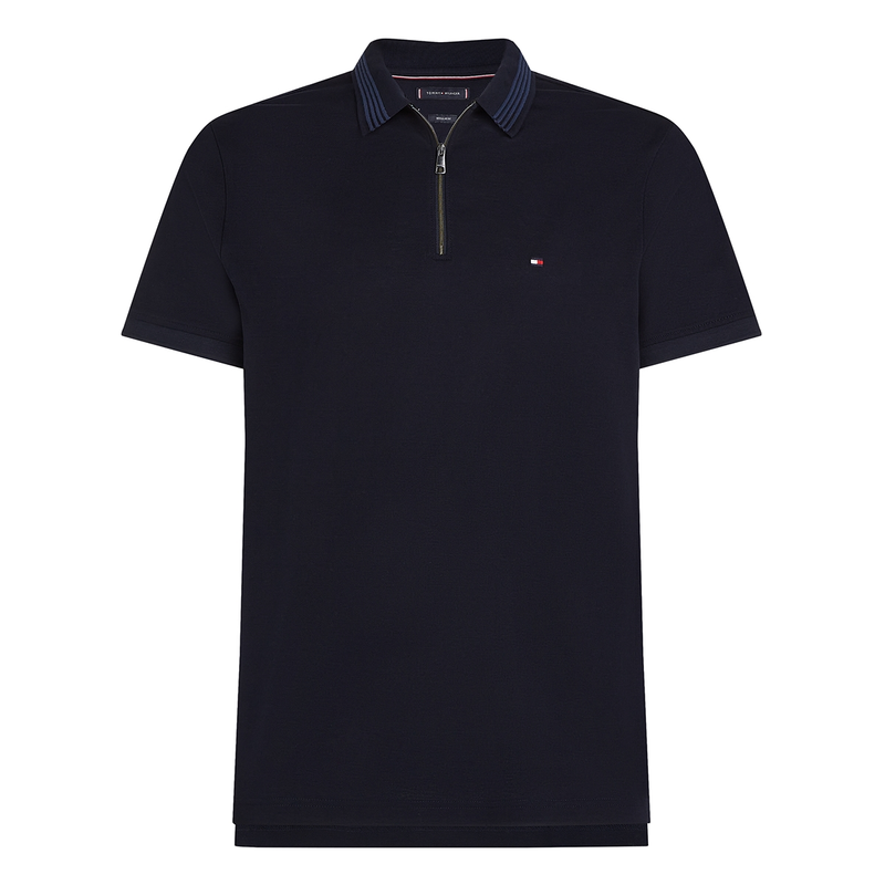 Heren Polo KM MW0MW38473.DW5 Tommy Hilfiger NAVY