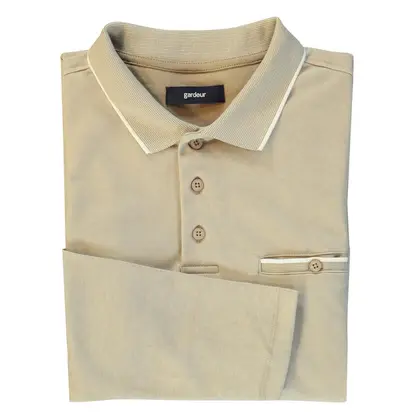 Heren Polo LS polo chest pocket
