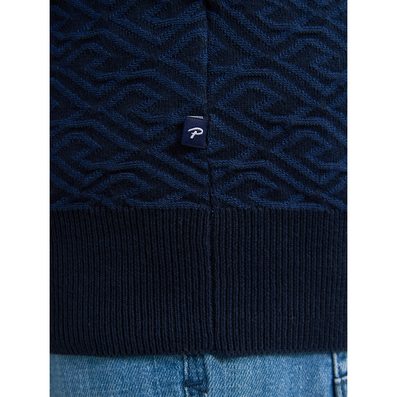 Heren Polo M-1050-KWC206 Petrol NAVY