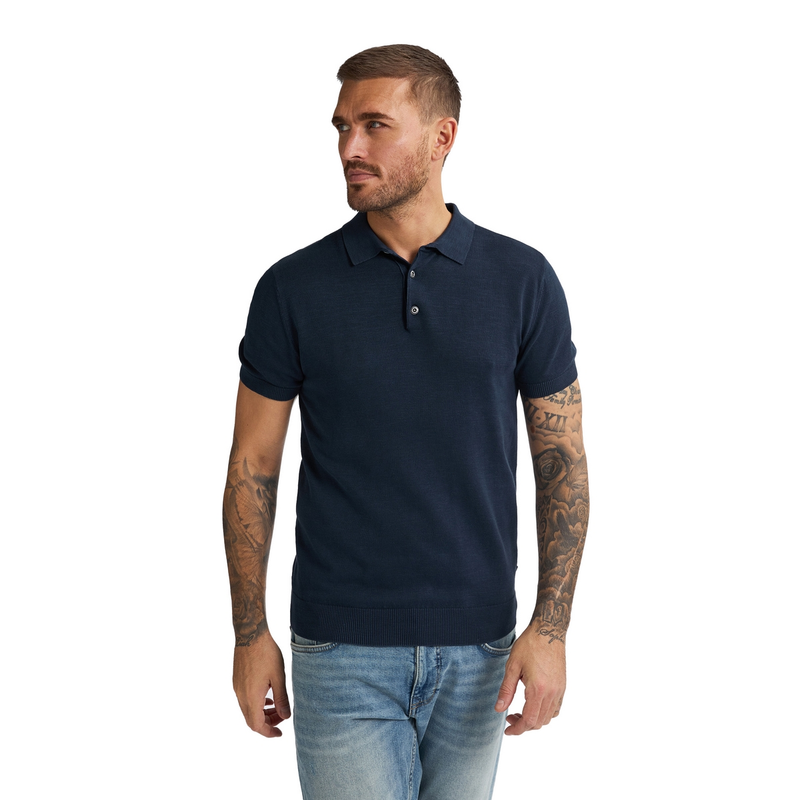 Heren Polo M-1050-KWC207 Petrol NAVY