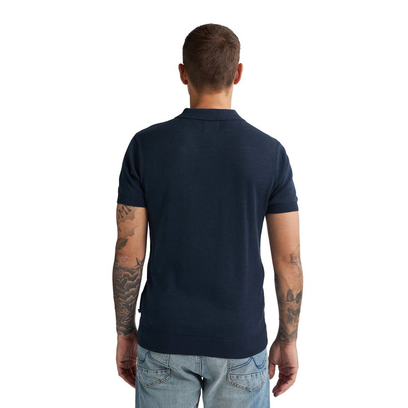 Heren Polo M-1050-KWC207 Petrol NAVY