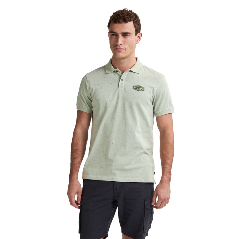 Heren Polo M-1050-POL903 Petrol ZAND
