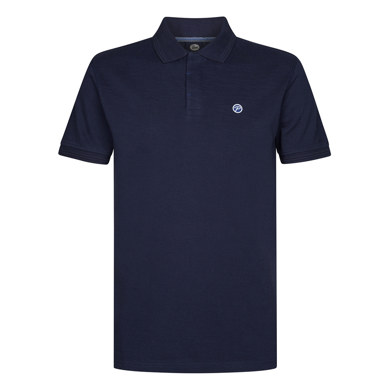 Heren Polo M-1050-POL905 Petrol NAVY