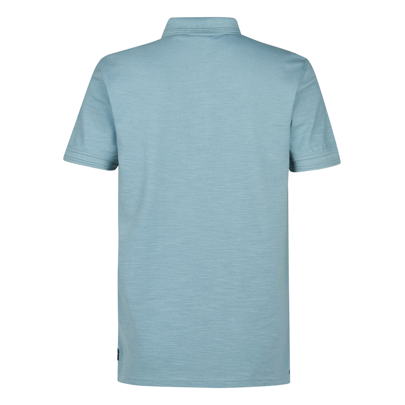 Heren Polo M-1050-POL905 Petrol MIDDEN BLAUW