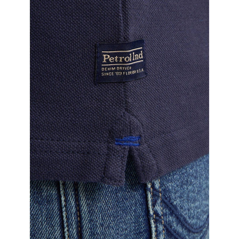 Heren Polo M-1050-POL905 Petrol NAVY