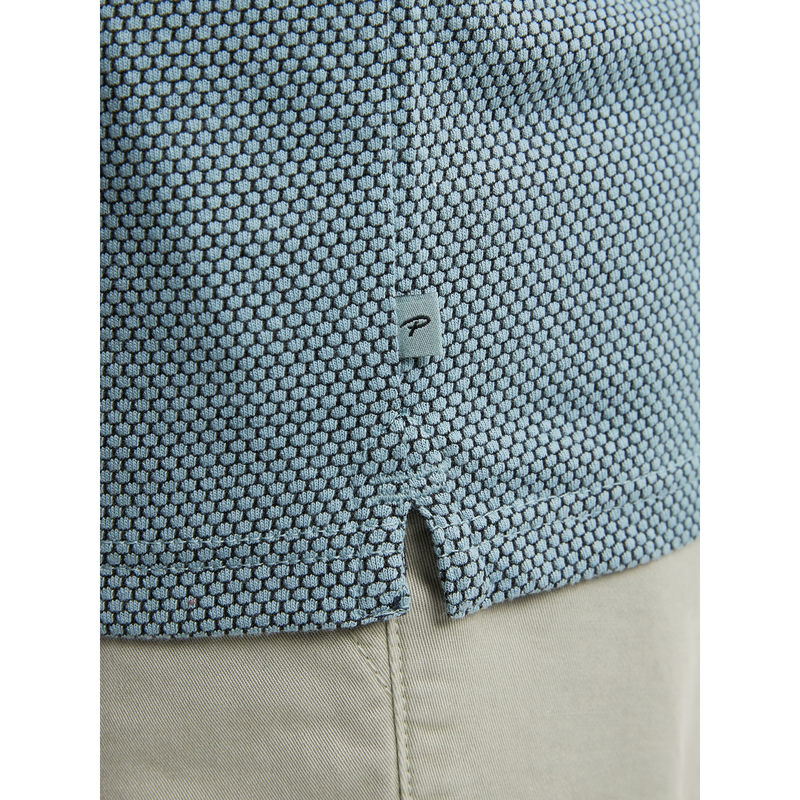 Heren Polo M-1050-POL907 Petrol MIDDEN BLAUW