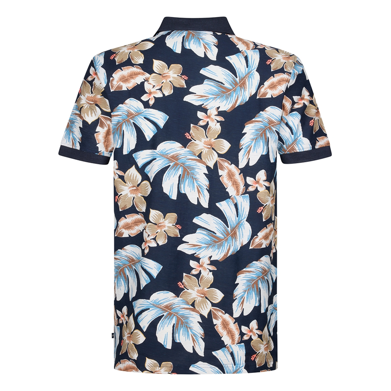 Heren Polo M-1050-POL908 Petrol NAVY
