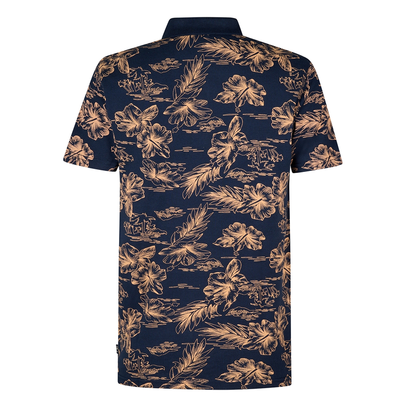 Heren Polo M-1050-POL911 Petrol NAVY