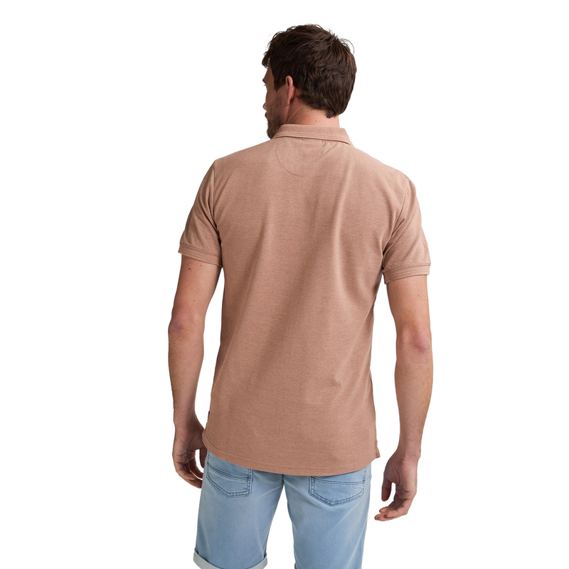 Heren Polo M-1050-POL913 Petrol BRUIN MELE