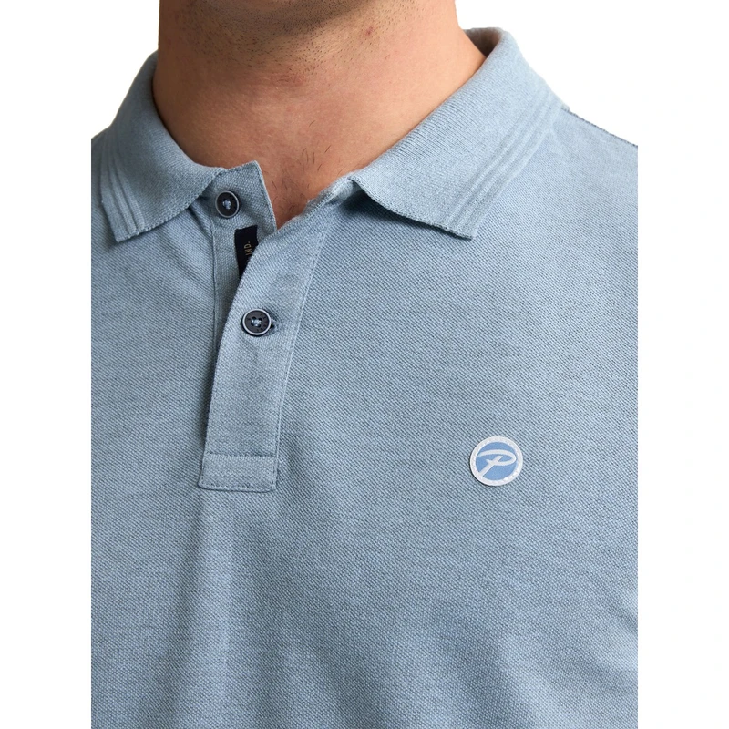 Heren Polo M-1050-POL913 Petrol BLEU