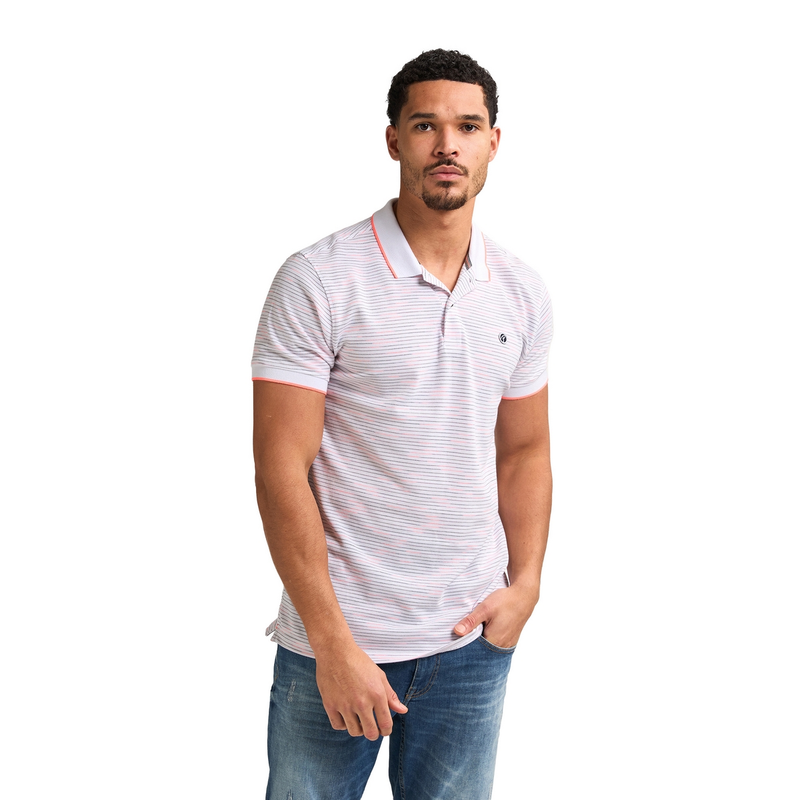 Heren Polo M-1050-POL914 Petrol Wit
