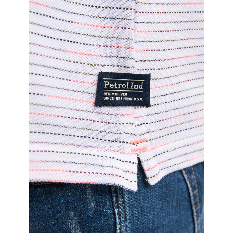 Heren Polo M-1050-POL914 Petrol Wit