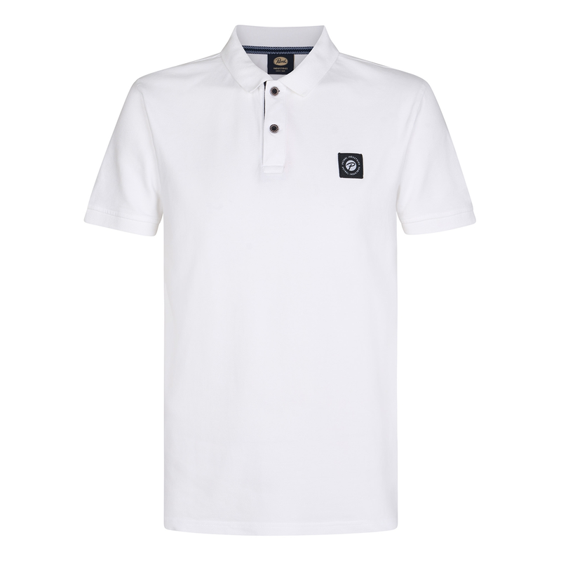 Heren Polo M-1050-POL945 Petrol Wit