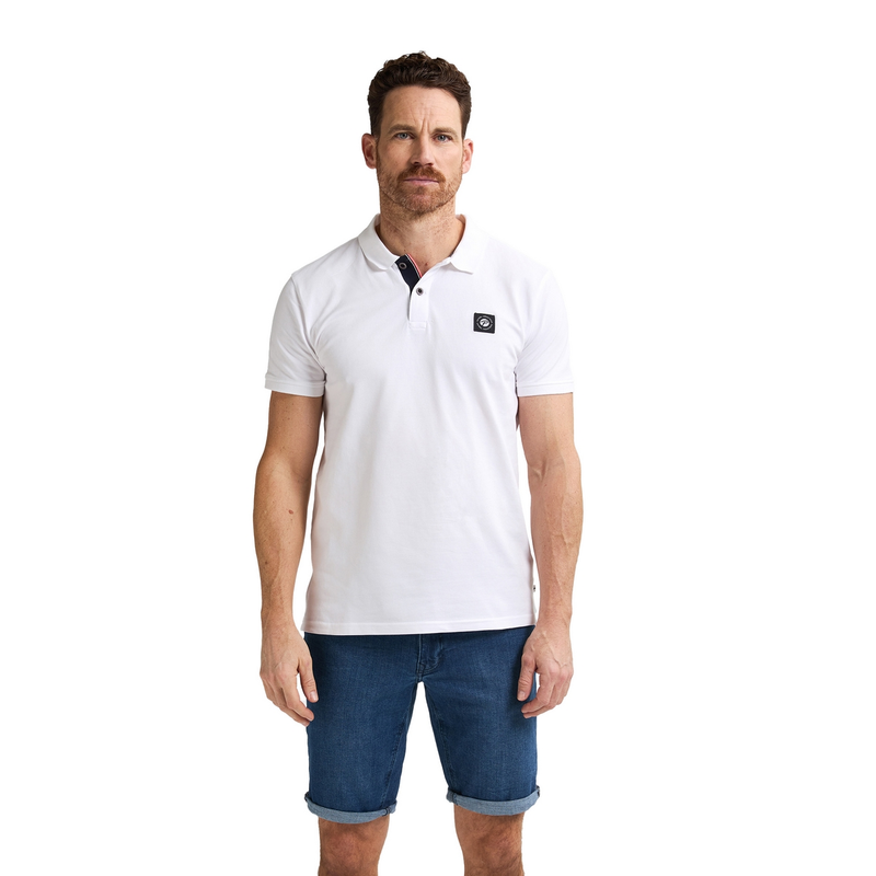 Heren Polo M-1050-POL945 Petrol Wit
