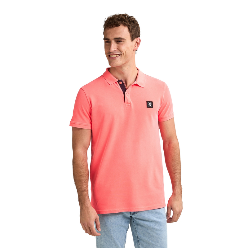 Heren Polo M-1050-POL945 Petrol KORAAL