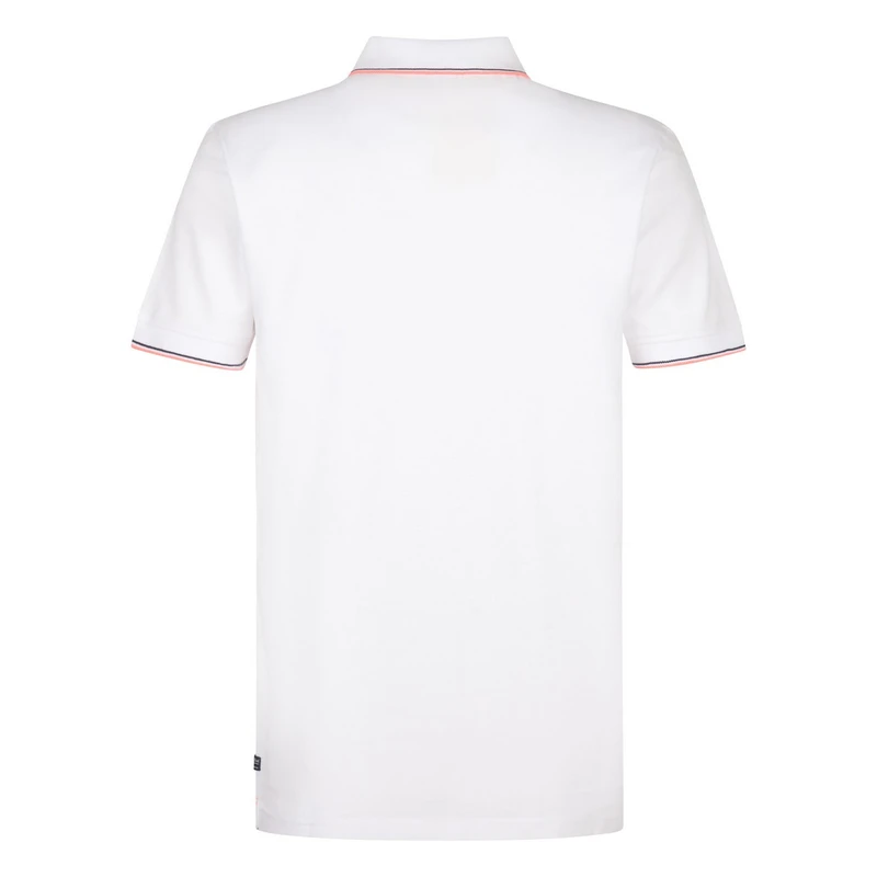 Heren Polo M-ROS-POL003 Petrol Wit